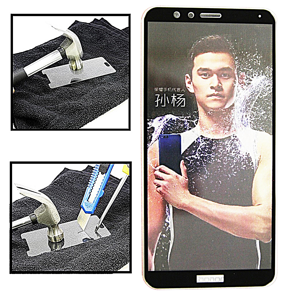 Full Frame Panserglas Huawei Honor 7X